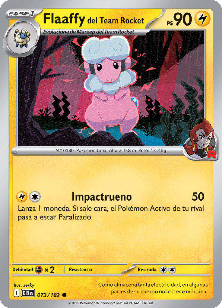 Flaaffy del Team Rocket (Reverse Holo)