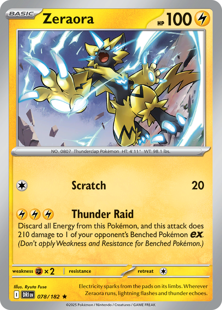 Zeraora (Reverse Holo)