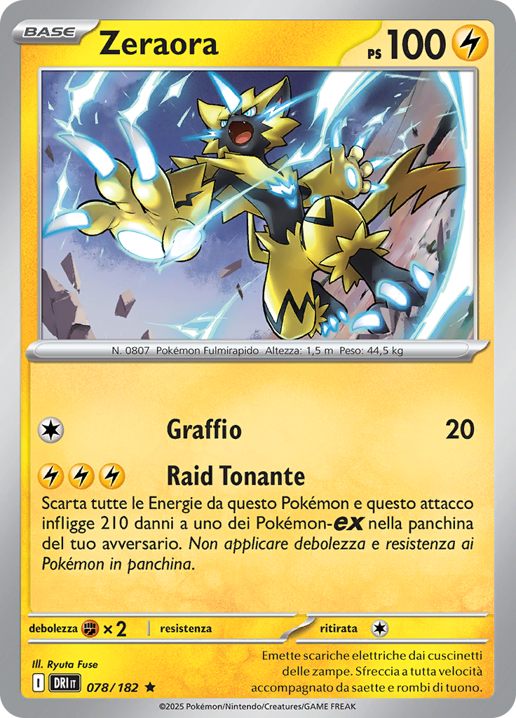 Zeraora (Reverse Holo)