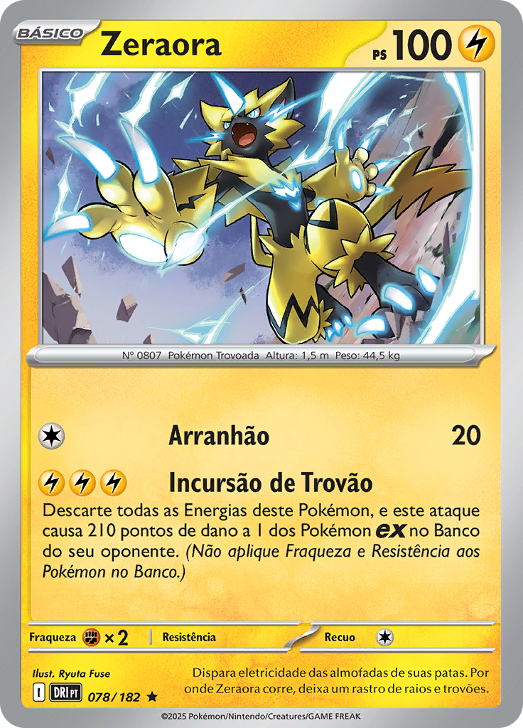Zeraora (Reverse Holo)