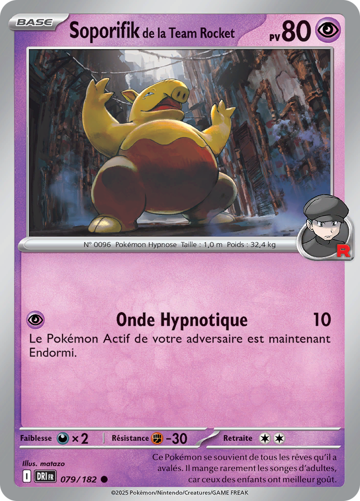 Soporifik de la Team Rocket (Reverse Holo)