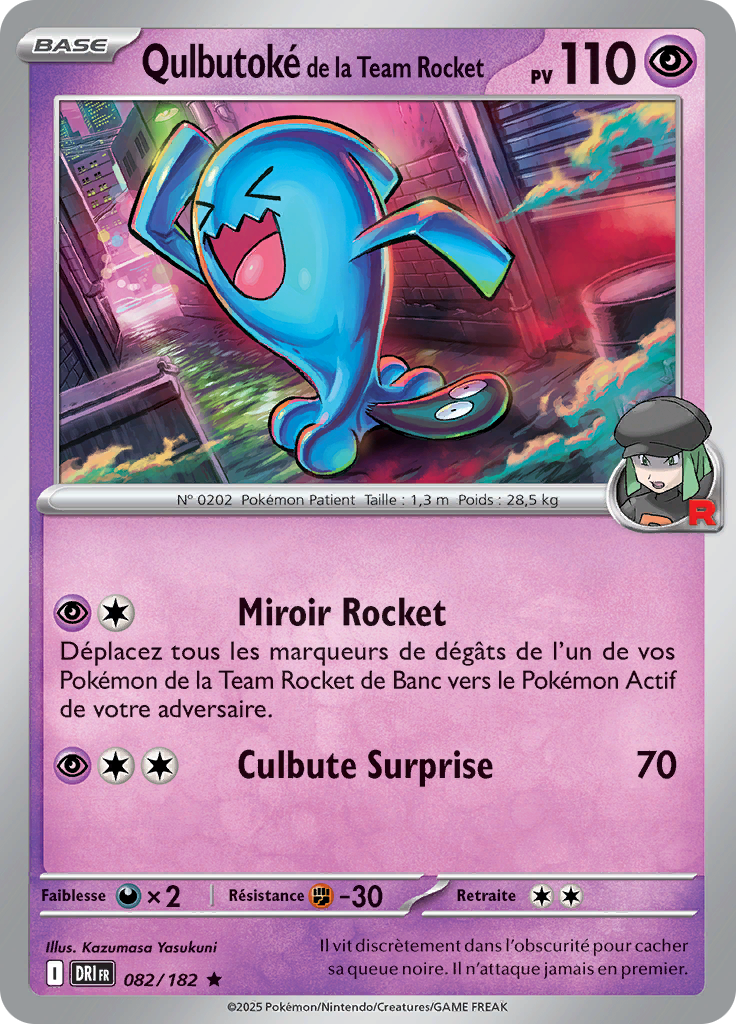 Qulbutoké de la Team Rocket (Reverse Holo)