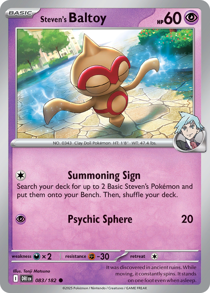 Steven's Baltoy (Reverse Holo)