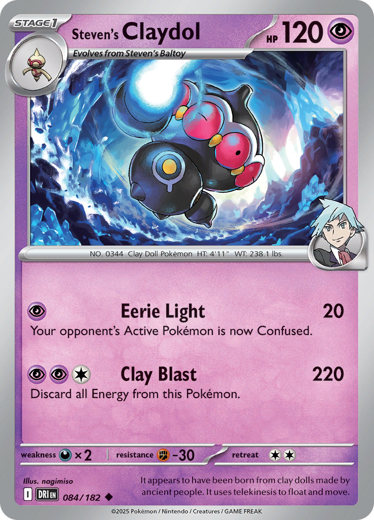 Steven's Claydol (Reverse Holo)