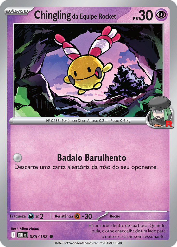 Chingling da Equipe Rocket (Reverse Holo)