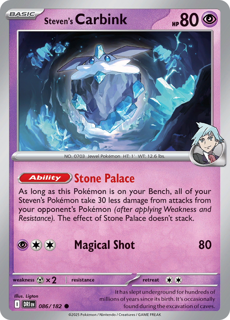 Steven's Carbink (Reverse Holo)