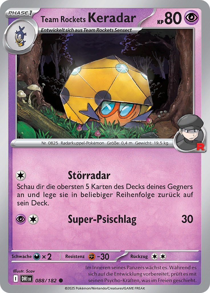 Team Rockets Keradar (Reverse Holo)