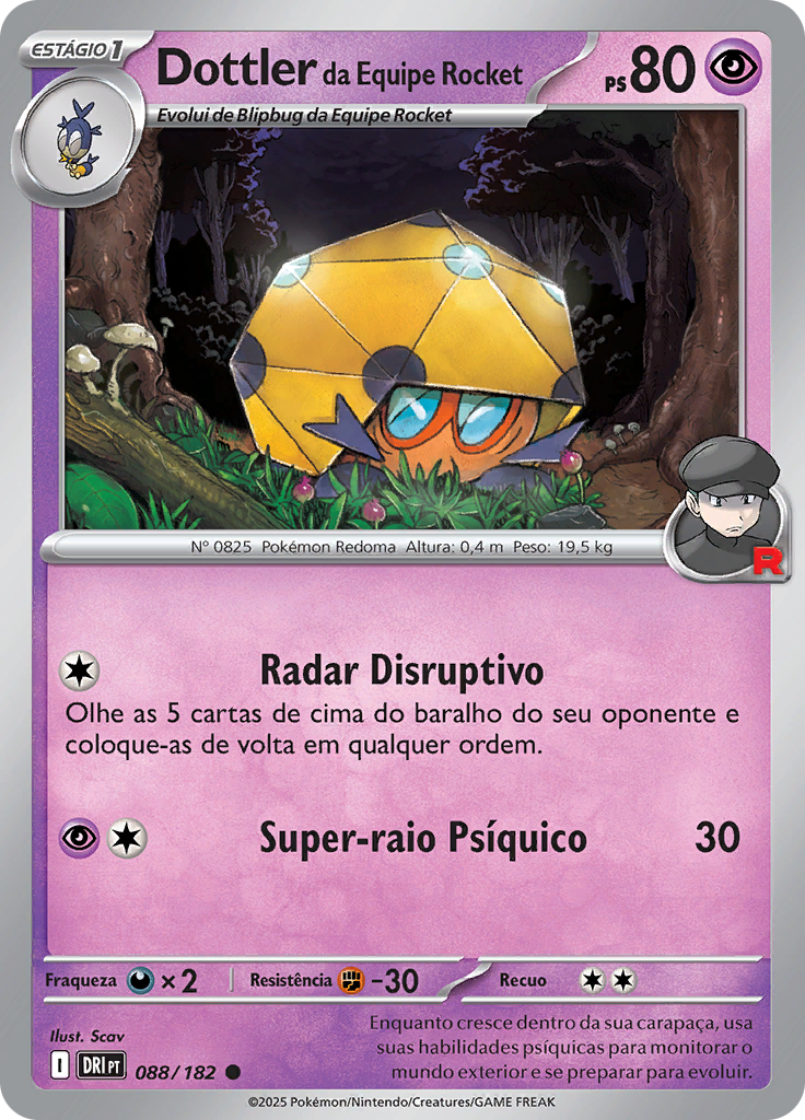 Dottler da Equipe Rocket (Reverse Holo)