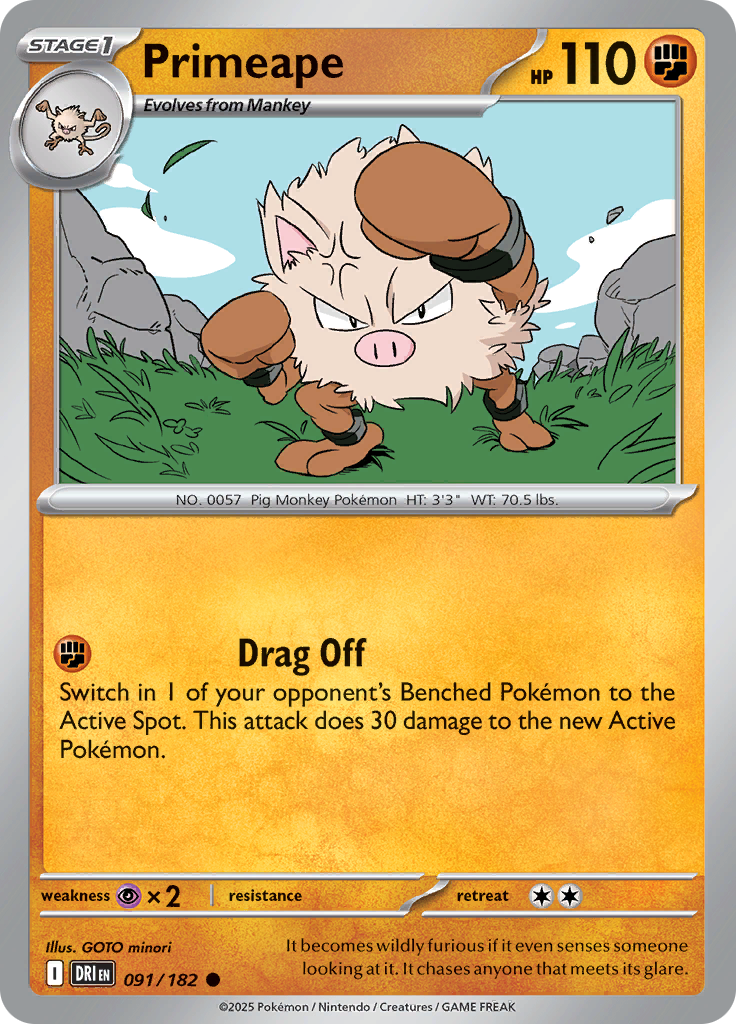 Primeape (Reverse Holo)