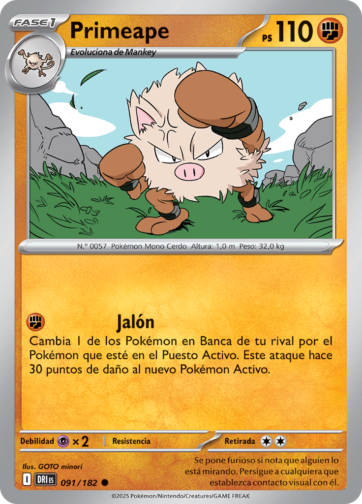 Primeape (Reverse Holo)