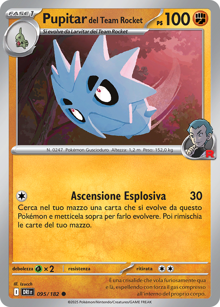 Pupitar del Team Rocket (Reverse Holo)