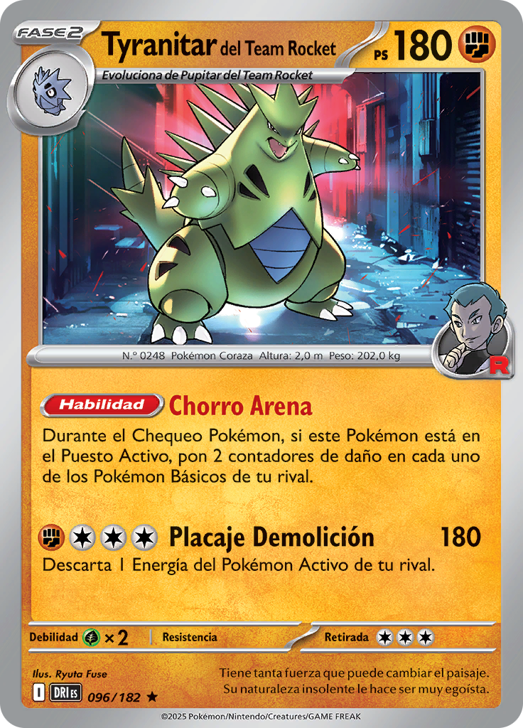 Tyranitar del Team Rocket
