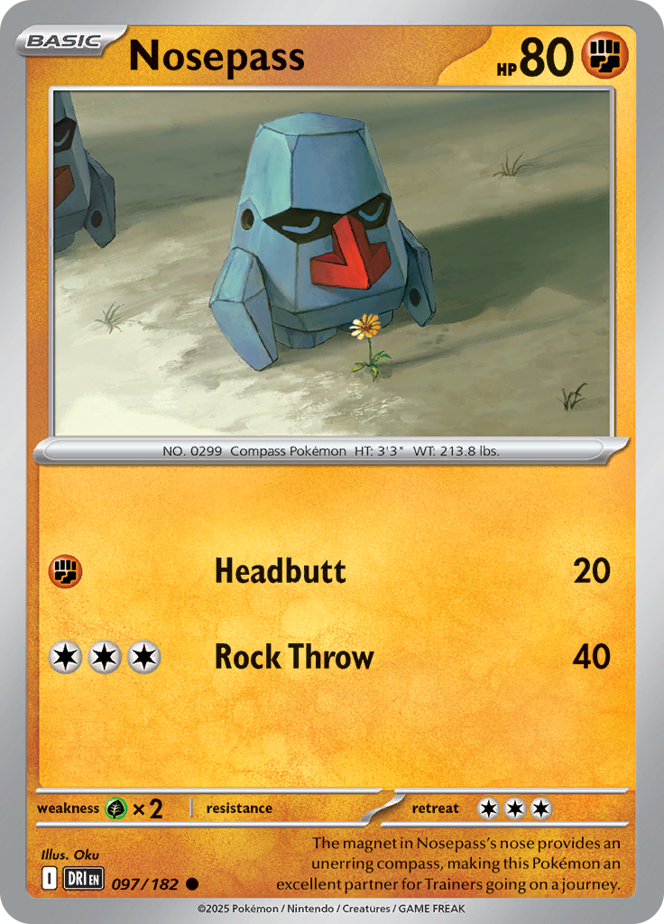 Nosepass (Reverse Holo)