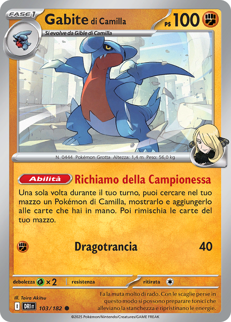 Gabite di Camilla (Reverse Holo)