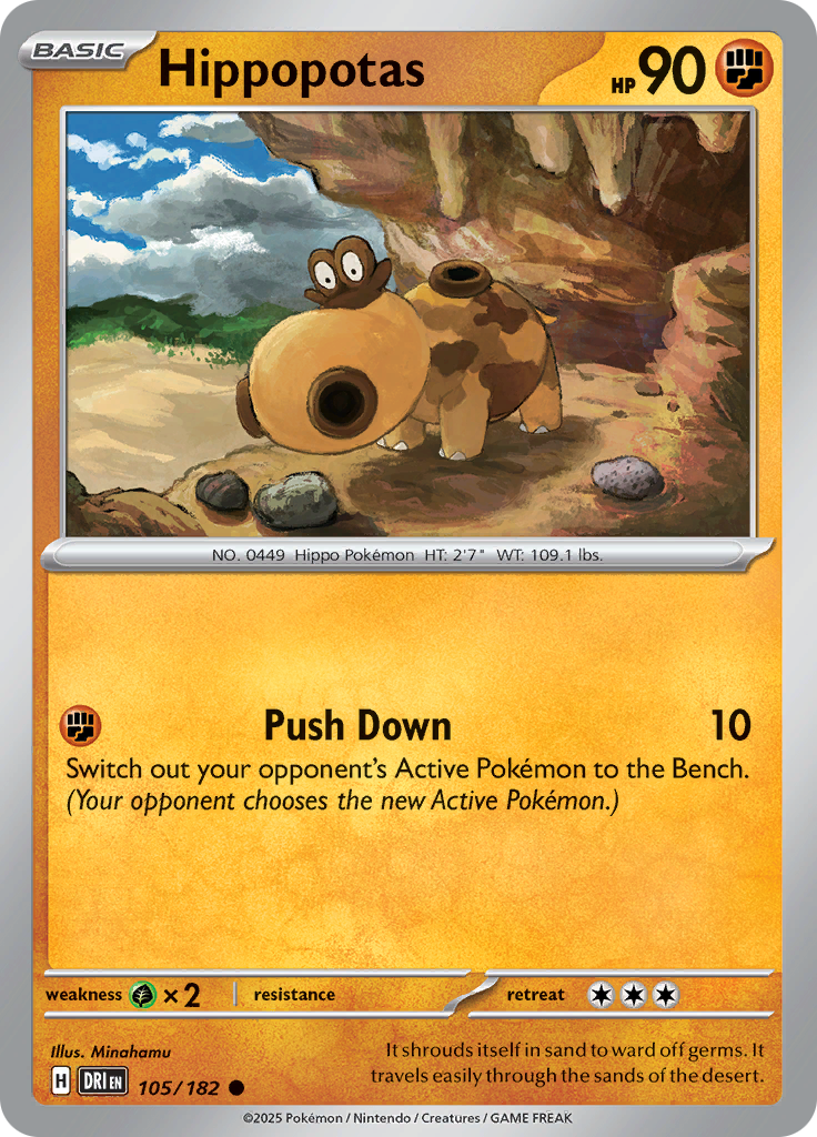 Hippopotas (Reverse Holo)