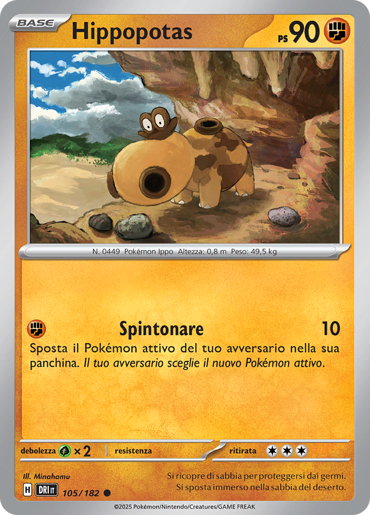 Hippopotas (Reverse Holo)