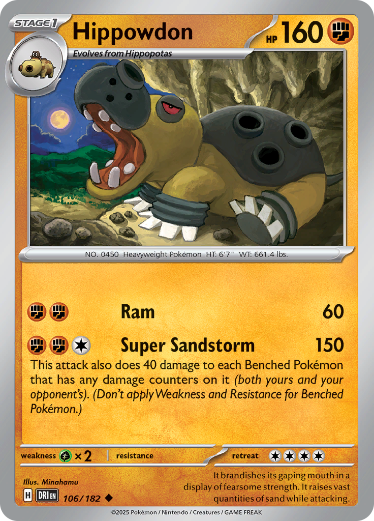 Hippowdon (Reverse Holo)