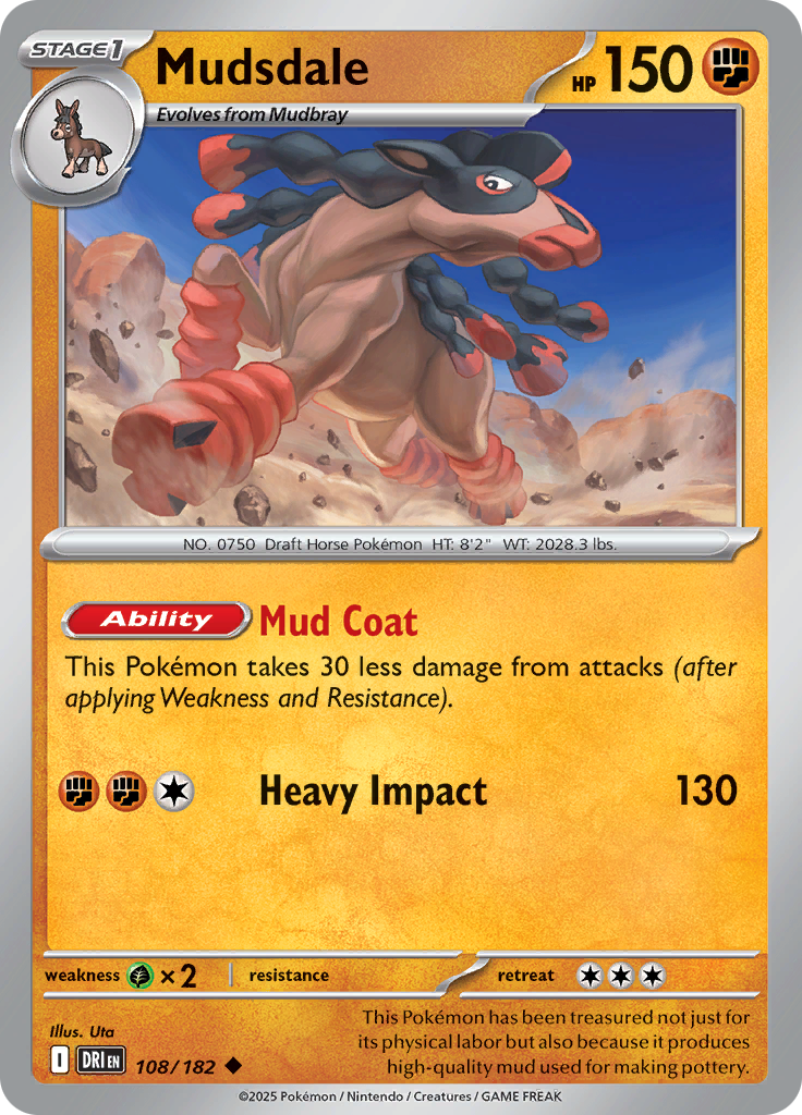 Mudsdale (Reverse Holo)