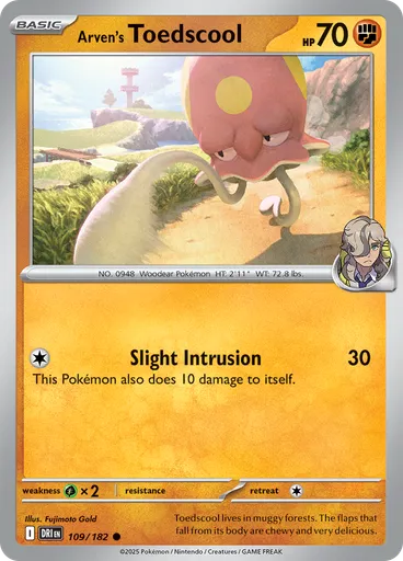 Arven's Toedscool (Reverse Holo)