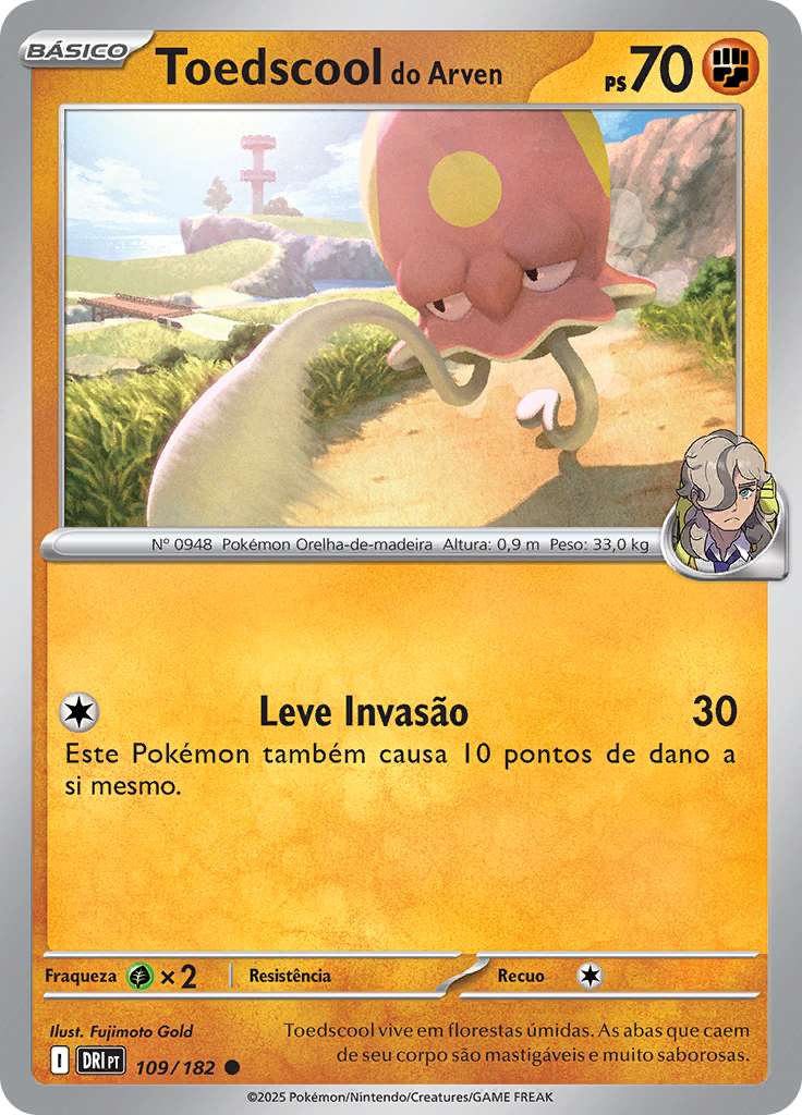 Toedscool do Arven (Reverse Holo)