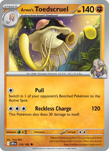 Arven's Toedscruel (Reverse Holo)