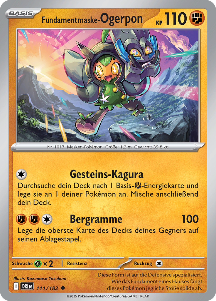 Fundamentmaske-Ogerpon (Reverse Holo)