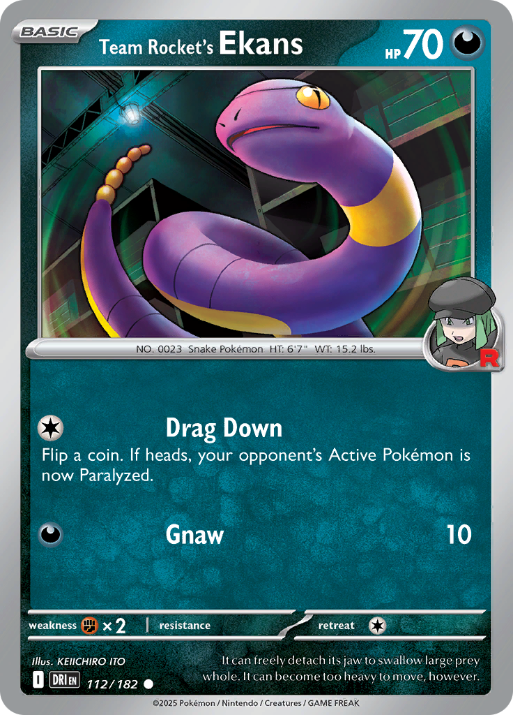 Team Rocket's Ekans (Reverse Holo)