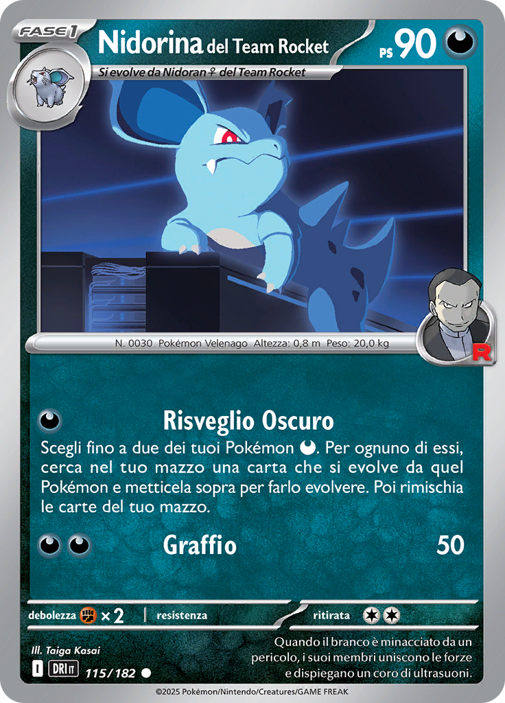 Nidorina del Team Rocket (Reverse Holo)