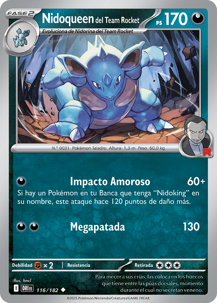 Nidoqueen del Team Rocket