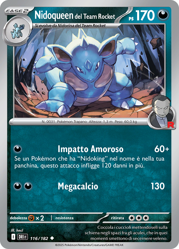 Nidoqueen del Team Rocket (Reverse Holo)