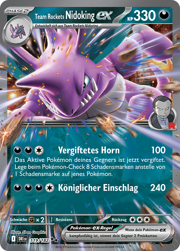 Team Rockets Nidoking-ex