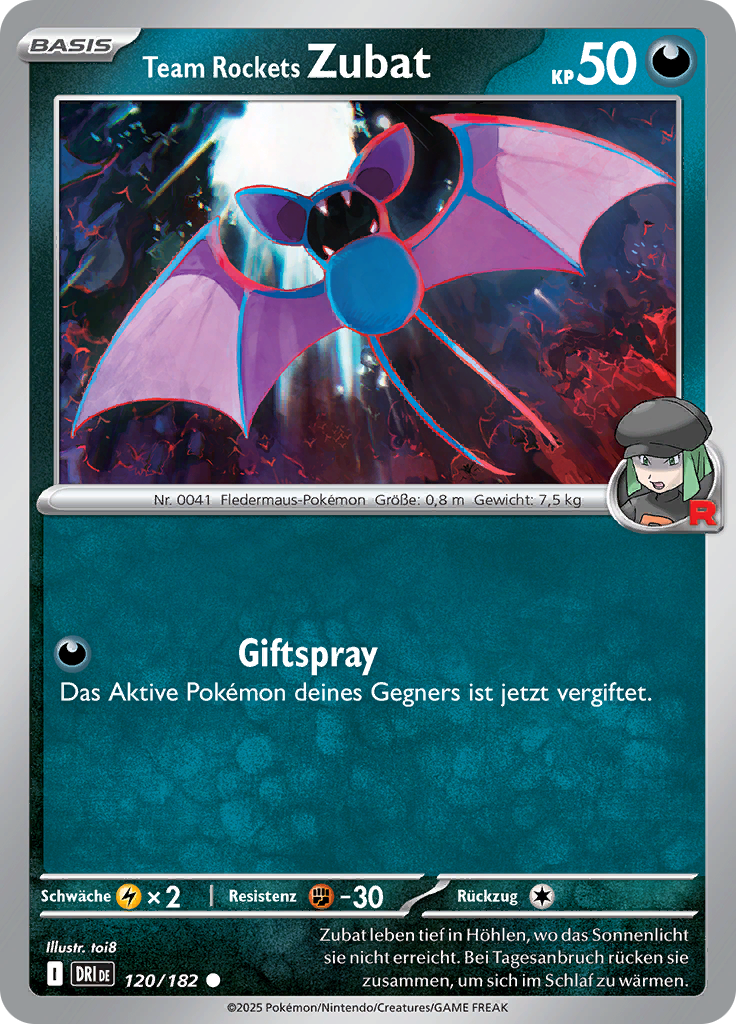 Team Rockets Zubat (Reverse Holo)