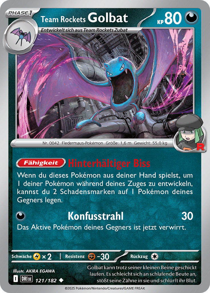 Team Rockets Golbat (Reverse Holo)