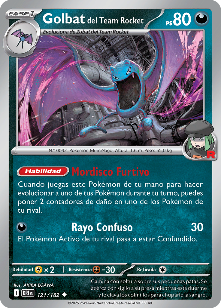 Golbat del Team Rocket (Reverse Holo)
