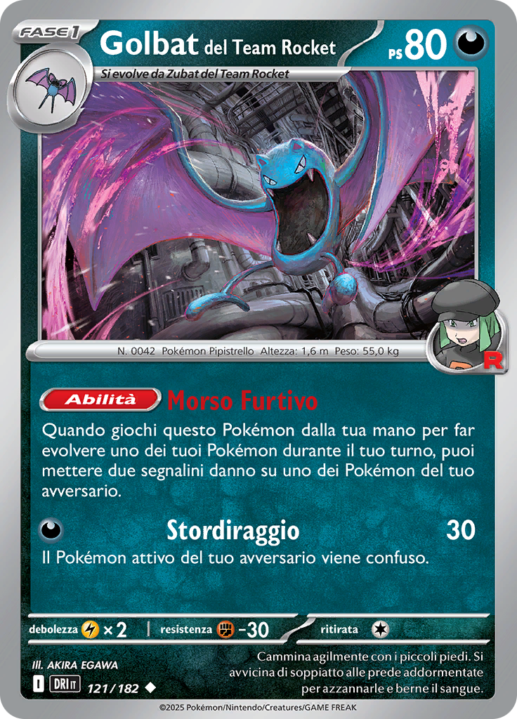 Golbat del Team Rocket (Reverse Holo)