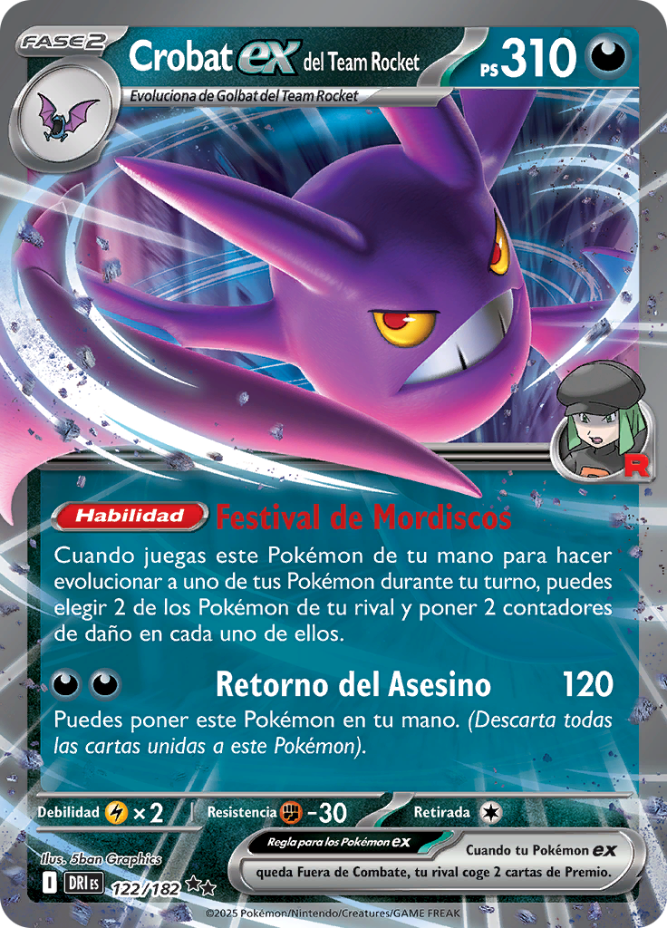 Crobat ex del Team Rocket