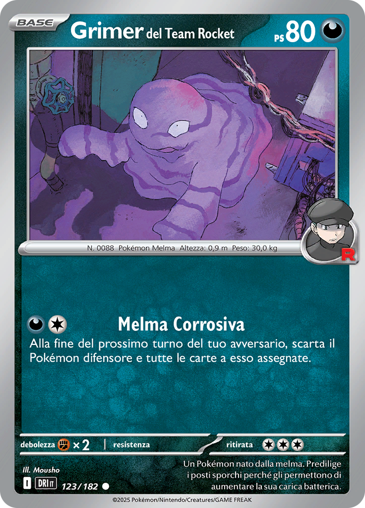 Grimer del Team Rocket (Reverse Holo)