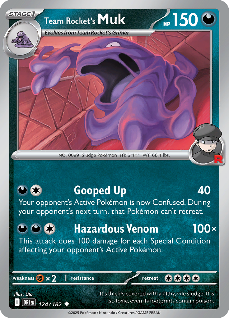 Team Rocket's Muk (Reverse Holo)
