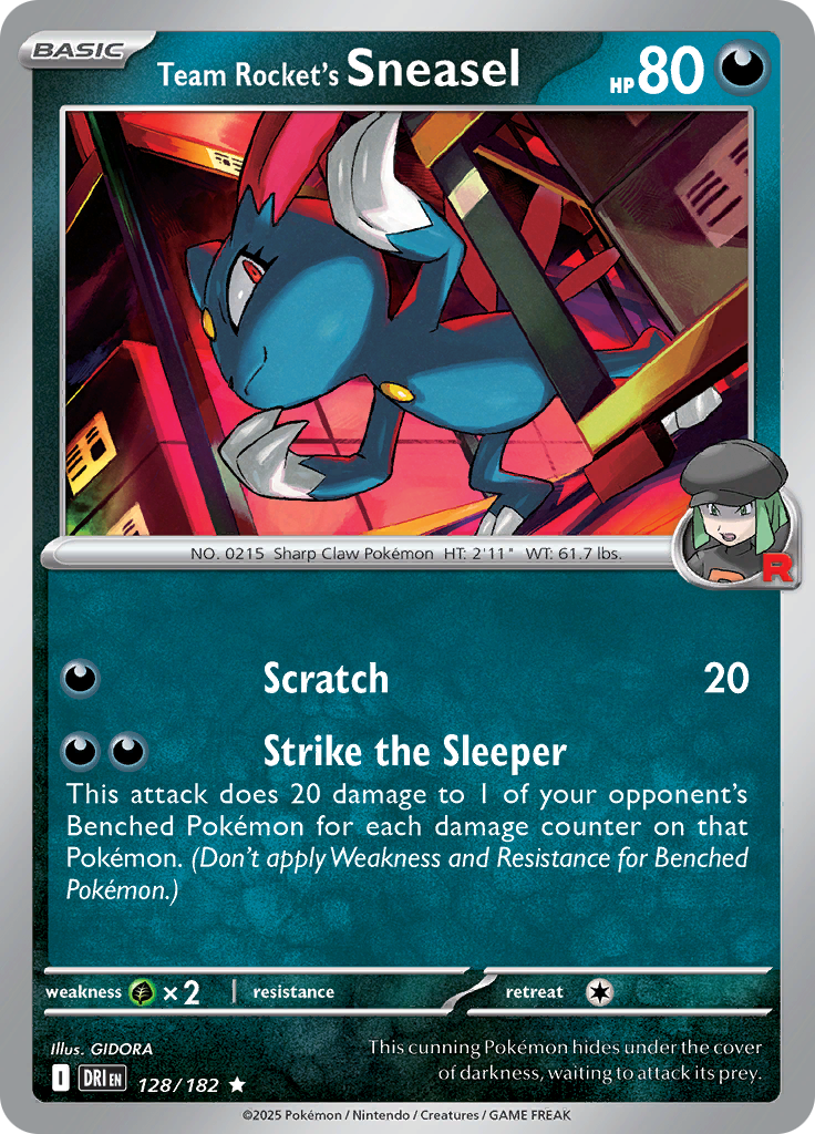 Team Rocket's Sneasel (Reverse Holo)