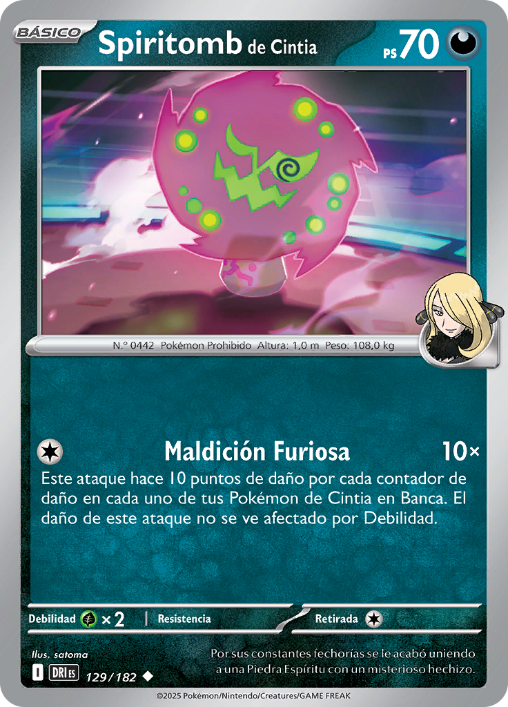 Spiritomb de Cintia (Reverse Holo)