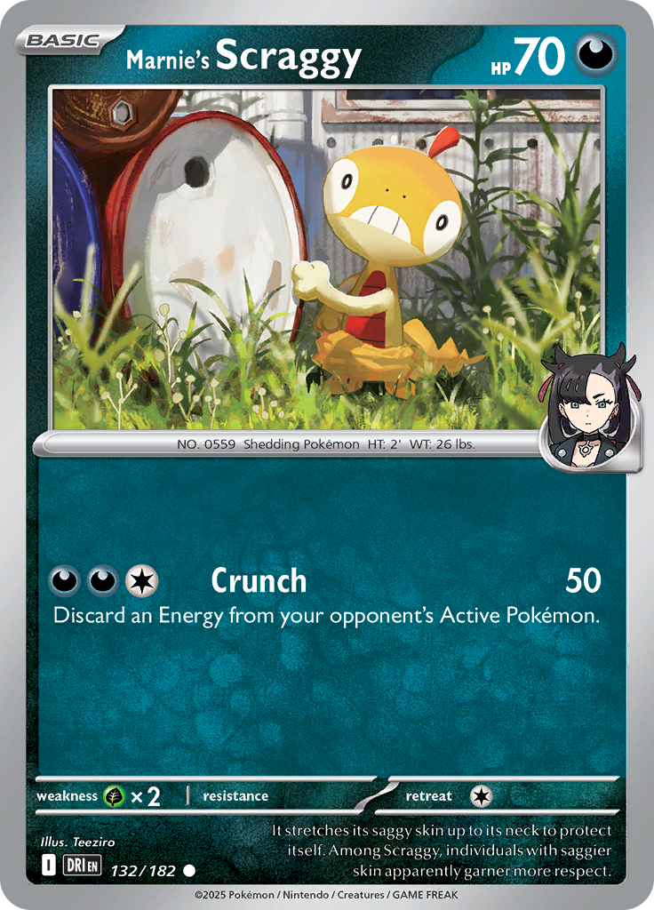 Marnie's Scraggy (Reverse Holo)