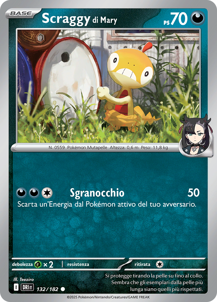 Scraggy di Mary (Reverse Holo)