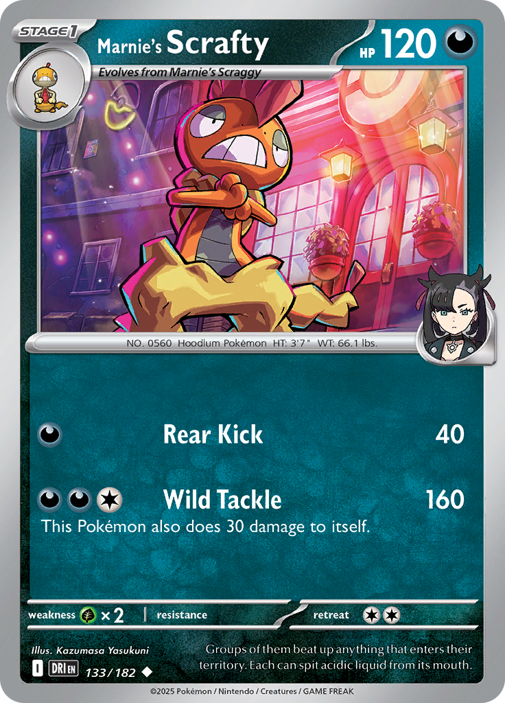 Marnie's Scrafty (Reverse Holo)