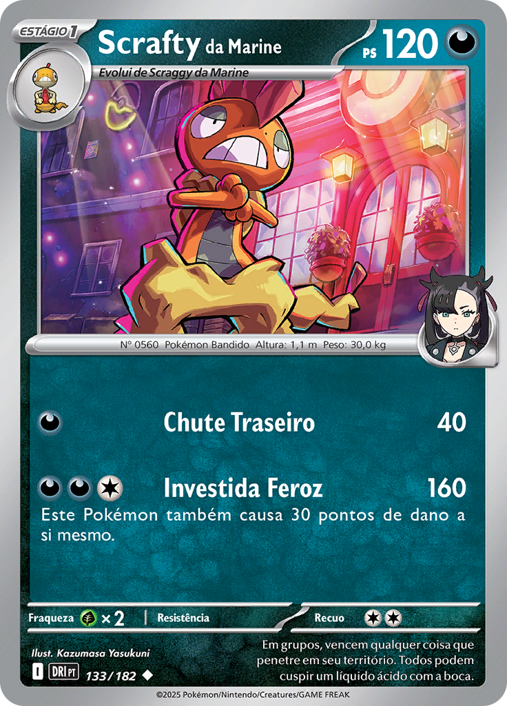 Scrafty da Marine (Reverse Holo)