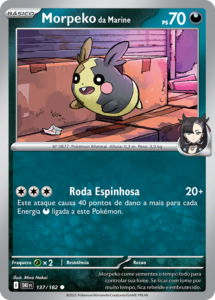 Morpeko da Marine (Reverse Holo)