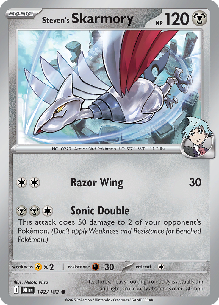 Steven's Skarmory (Reverse Holo)
