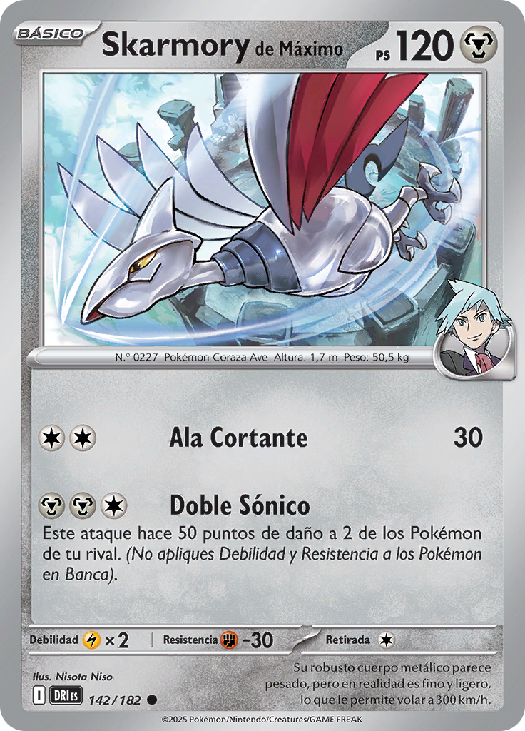 Skarmory de Máximo (Reverse Holo)