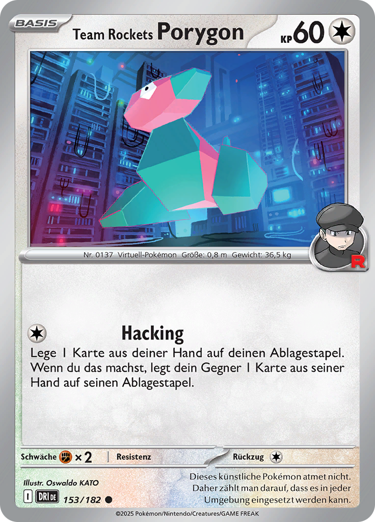 Team Rockets Porygon (Reverse Holo)