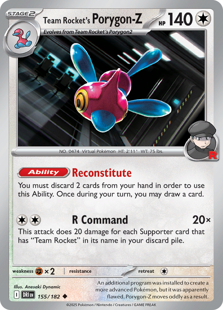 Team Rocket's Porygon-Z (Reverse Holo)