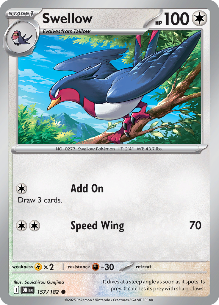 Swellow (Reverse Holo)